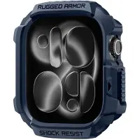 Spigen Rugged Armor-fodral för Apple Watch 42 mm – marinblått