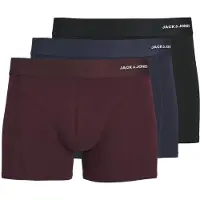 Jack & Jones Boxershorts marinblå / bordeaux / svart / vit