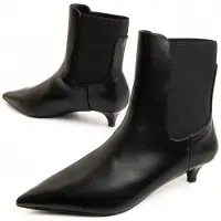 Montevita Heel Ankle Boot Devilalow I Svart