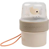 Done by Deer Behållare - To Go 2-Way Mellanmål - 310 ml - Sand - - One Size - Matlåda