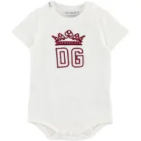 Dolce&Gabbana Body k/ä - Hawaii - Vit m. Röd - - 18-24 mån - Body K/Ä