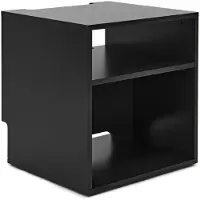 AVCOM Kort Hi-Fi-skåp svart