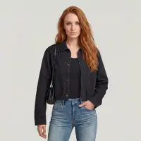 G-Star Cropped Barn Jacket - Black - Women