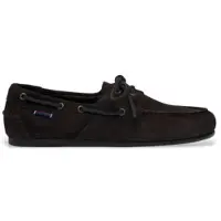Sebago för kvinnor. 77124HW Owen lädermockasiner svart (36), Hud, Karta, Nyckelband, Casual, Klassisk