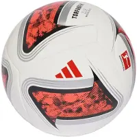 Adidas Fotboll Bundesliga Torfabrik Club - Vit/Svart/Röd, storlek Ball SZ. 4