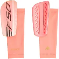 Adidas Benskydd F50 League - Solar Turbo/svart/guld, storlek M: 140-160 cm