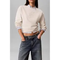 Calvin Klein Jeans Cotton Terry Monogram Sweatshirt
