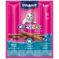 Vitakraft Catstick Healthy med rödspätta och omega-3 kattgodis