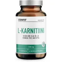 ICONFIT L-Carnitine (Contains CLA and Green Tea Extract), 1000 mg, 90 capsules