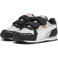 Puma unisex for kids. 38373111 Shoes Cabana Racer Sl 20 V black (24), Flat, Velcro, Casual, children's fashion