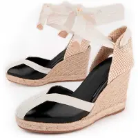 Montevita Alpargata De Cuña Para Mujer. Balenci2 102984 41 svart