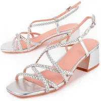 Montevita Sandalia De Tacón Para Mujer. Trea2 102937 37 silver