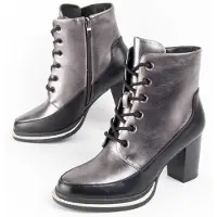 Montevita Botín De Tacón Para Mujer. Vareli3 100708 41 grå