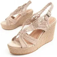 Montevita Wedge Sparto Sandal Spartsum10 I Beige