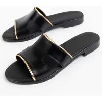 Purapiel Sandal Hacca Svart