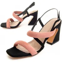Montevita Högklackad Sandal Sanndal5 Svart