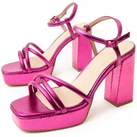 Montevita Häl Sandal Festsand10 I Fuchsia