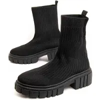 Montevita Platform Ankle Boot Botilan41 I Svart