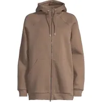 Casall Women's Easy Oversized Zip Hoodie Khaki