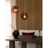 It's About Romi Hänglampa Toledo, Creme / bärnsten, Sovrum, Glas, Modern, Pendellampa