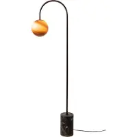 It´s about RoMi Båglampa Tivoli, Brun / rost, Vardagsrum / matsal, Sten, Modern, Golvlampa