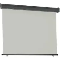vidaXL Balkongmarkis 120x250 cm grå