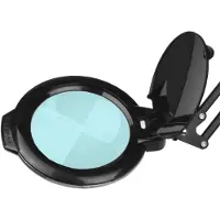 Activeshop LED-förstoringslampa Glow Moonlight 8013/6 svart, för bordsmontering