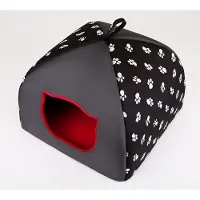 HOBBYDOG Igloo booth - Black with feet R3