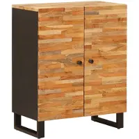 vidaXL Förvaringsskåp Brun 60 x 33 x 75 cm Massivt mangoträ