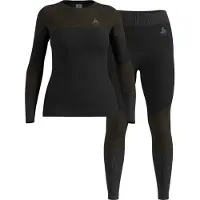 Odlo Women's Fundamentals Performance Warm Set Long Black