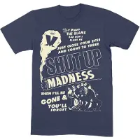 Ginza.se Madness: Unisex T-Shirt/Shut Up (Navy Blue) (Large)