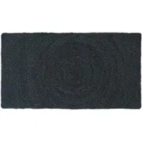 vidaXL Områdesmattor Rektangulär Mörkgrå 60 x 110 cm Jute