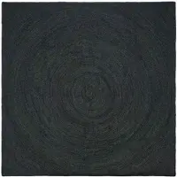 vidaXL Områdesmattor Fyrkantig Mörkgrå 300 x 300 cm Jute
