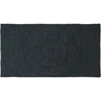vidaXL Områdesmattor Rektangulär Mörkgrå 100 x 200 cm Jute
