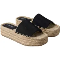 Calvin Klein Ebeth Platform Espadrille Sliders