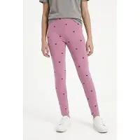 Name it Leggings 'NKFDAVINA' mauve / svart