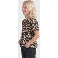 ONLY GIRLS Blus ecru / brun / svart