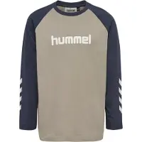 Hummel Tröja - HmlJR Logo - Vintage Khaki - - 11-12 år (146-152) - Tröja