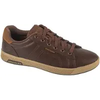 SKECHERS för män. 210946 Träningsskor Cavell Hensley brun (42), Karta, Nyckelband, Casual
