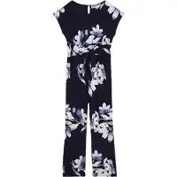 Bonprix Jumpsuit duvblå / mörkblå / vit