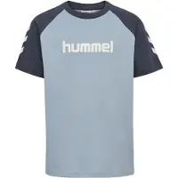 Hummel T-shirt - HmlJR - Dusty Blue - - 13-14 år (158-164) - T-shirt
