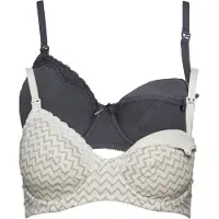 Bonprix Amningsbehå ljusbeige / mörkbeige / aubergine