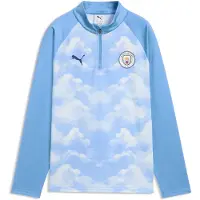 Puma Manchester City Fc 26/27 Warm Up Före Matchen Junior Collegejacka Med Dragkedja