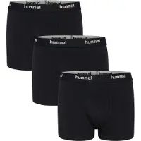 Hummel Boxershorts - hmlJR Teddy - 3-pack - Svart - - 11-12 år (146-152) - Boxershorts