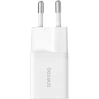 Baseus GaN5 1C 25W EU mains charger (white)