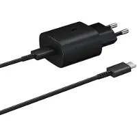 Samsung USB-C 25W nätladdare med USB-C-kabel - svart