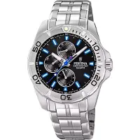 Festina Stiligt Herrur svart och silver F20445/6
