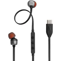 JBL Tune 310C Pure Bass USB-C In-Ear-hörlurar - Svart