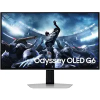 Samsung Odyssey OLED G6 S27DG602SU - OLED-monitor - 27 - 2560 x 1440 QHD @ 360 Hz - 250 cd/m² - 1000000:1 - 0.03 ms - 2xHDMI, DisplayPort - grå
