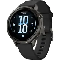 Garmin Venu 4 smartklocka 41 mm 1,2 AMOLED, skiffergrå, svart silikonarmband